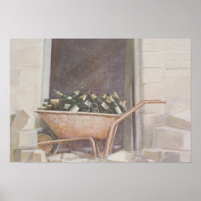 Affiche Champagne Wheelbarrow 1985 (Devant)