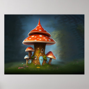 Affiche Champignon mystique