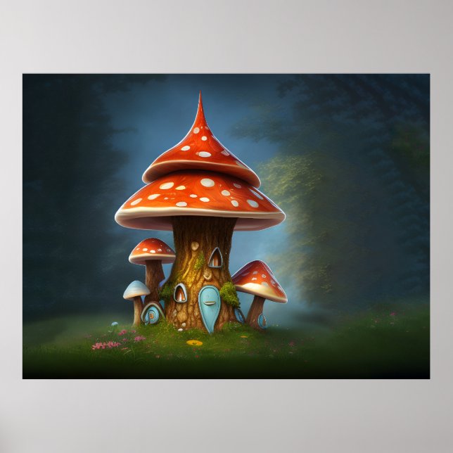 Affiche Champignon mystique (Devant)