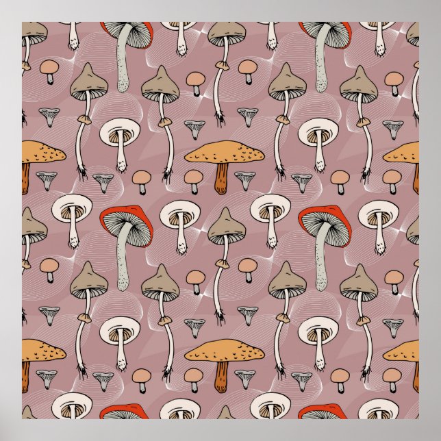 Affiche Champignons (Devant)