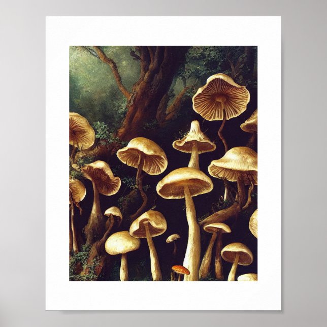 Affiche Champignons (Devant)