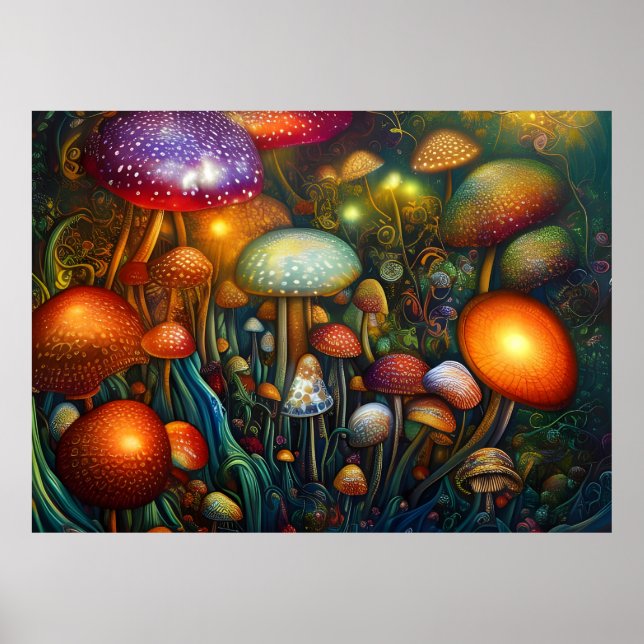 Affiche Champignons (Devant)