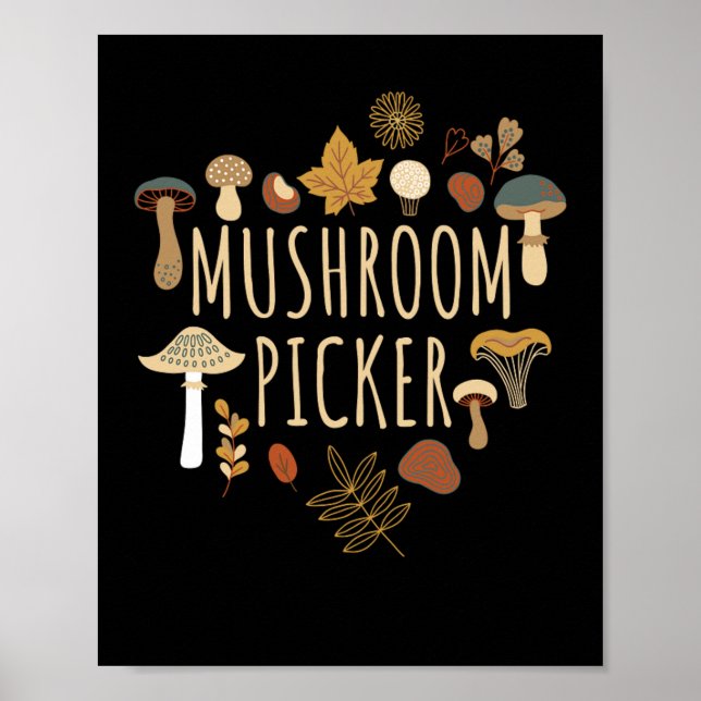 Affiche Champignons collecteurs de champignon (Devant)