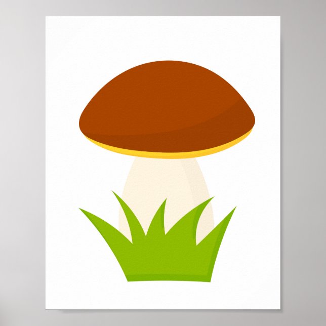 Affiche Champignons des forêts (Devant)