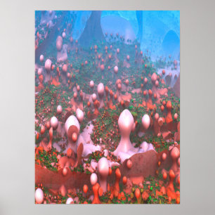 Affiche Champignons magiques