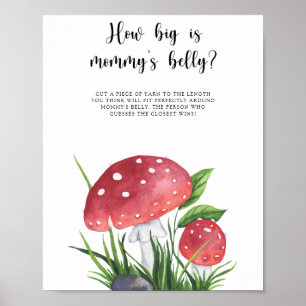 Affiche Champignons - quelle est la taille du ventre de ma