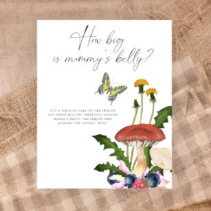 Affiche Champignons - quelle taille est le jeu du ventre d