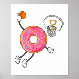 Affiche Champion de la nourriture de trou de beignet à tre