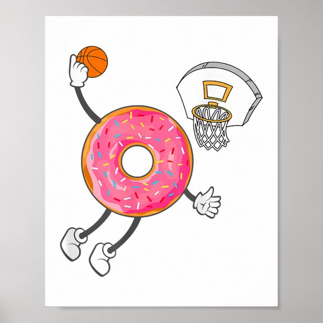Affiche Champion de la nourriture de trou de beignet à tre (Devant)