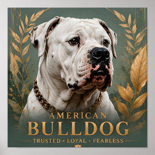 Affiche Champion de l'Héritage du Bulldog Américain