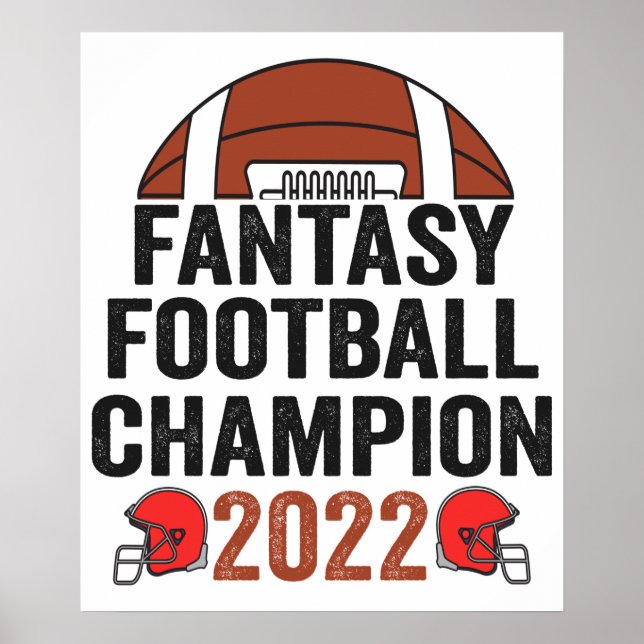 Affiche Champion d'Imaginaire de football 2022 Amoureux de (Devant)