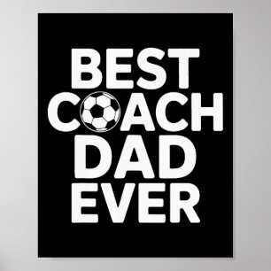 Affiche Champion Mentor Meilleur Coach Papa Pour Toujours 