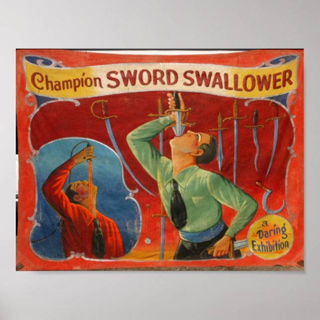 Affiche Champion Sword Swallower (Devant)