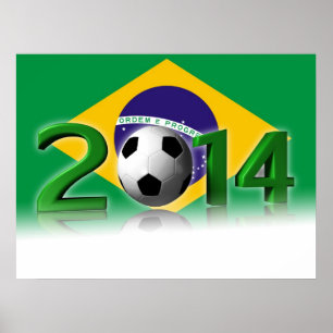 Affiche Championnat 2014 du monde du football