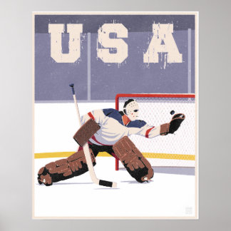 Affiche championnat américain de hockey