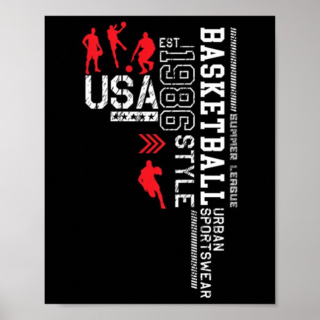 Affiche Championnat d'Amérique de basket-ball (Devant)