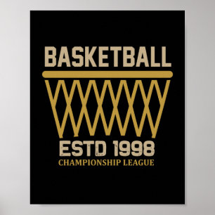 Affiche Championnat de basket-ball Estd 1998