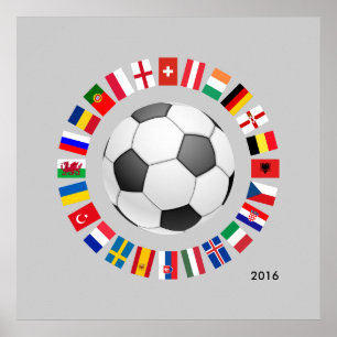 Affiche Championnat d'Europe de football 2016