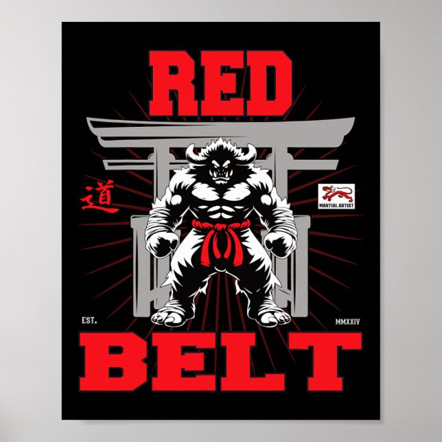 Affiche Championnat Red Belt En Vue ! (Devant)