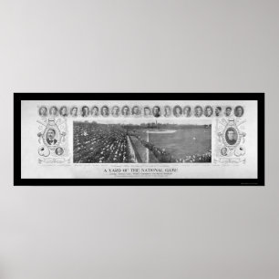 Affiche Champions de baseball Chicago Cubs Photo 1907