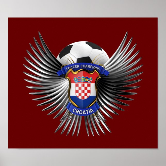 Affiche Champions de football de Croatie (Devant)