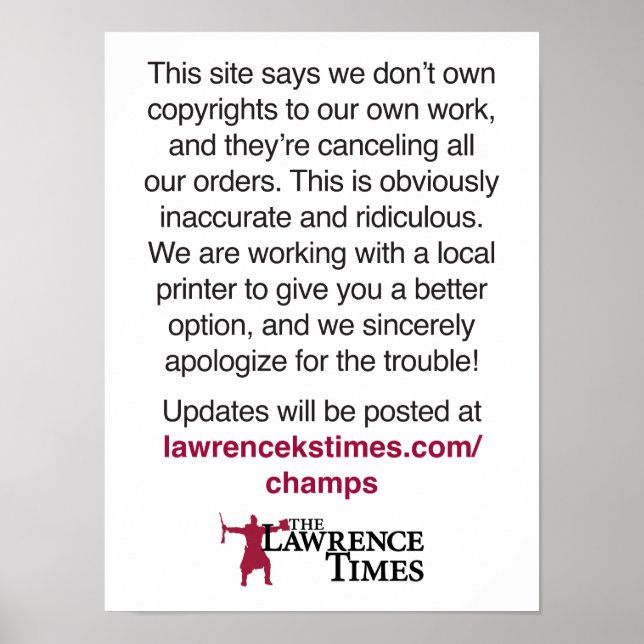 Affiche Champions en effet (Devant)