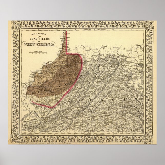 Affiche Champs de charbon en Virginie-Occidentale (Devant)