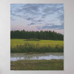 Affiche Champs de Hälsingland