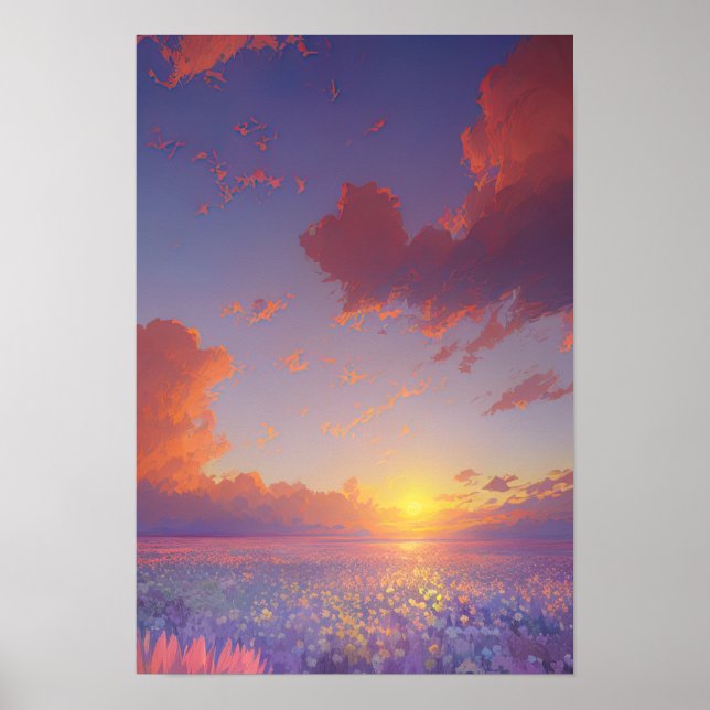 Affiche Champs de rayonnement (Devant)