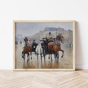 Affiche Champs-Élysées   Jean Béraud