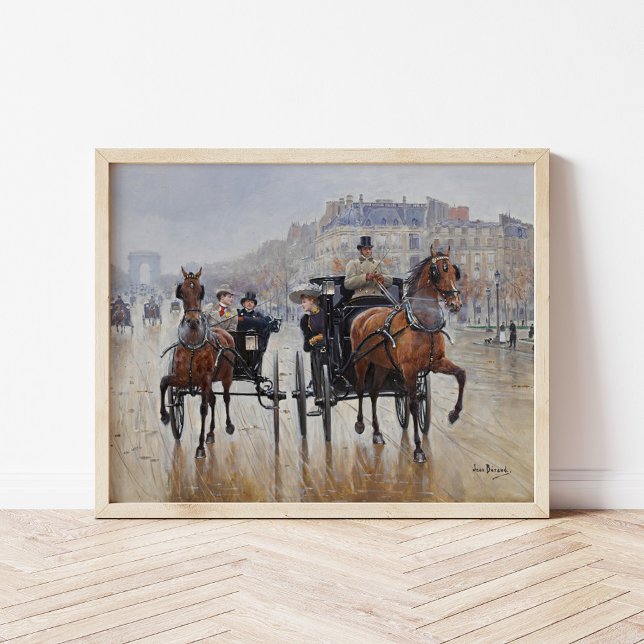 Affiche Champs-Élysées | Jean Béraud (Créateur téléchargé)