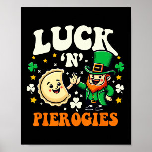 Affiche Chance N Pierogies Drôle Polonais Irlandais St Pat