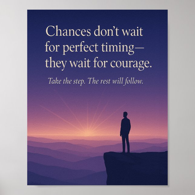 Affiche Chances de courage (Devant)