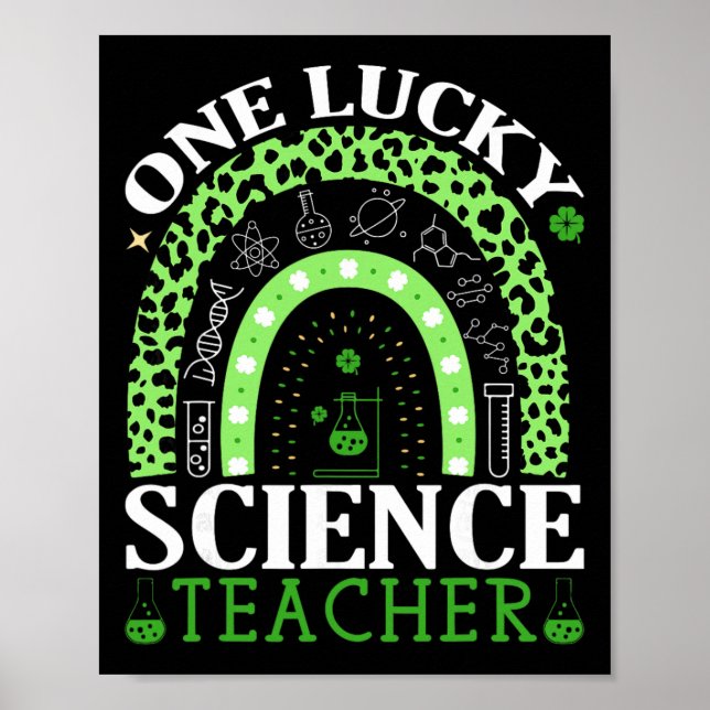 Affiche Chanceux d'être un professeur de sciences Chimie S (Devant)
