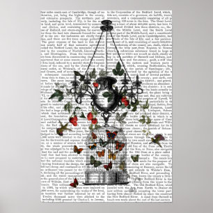 Affiche Chandelier fraise
