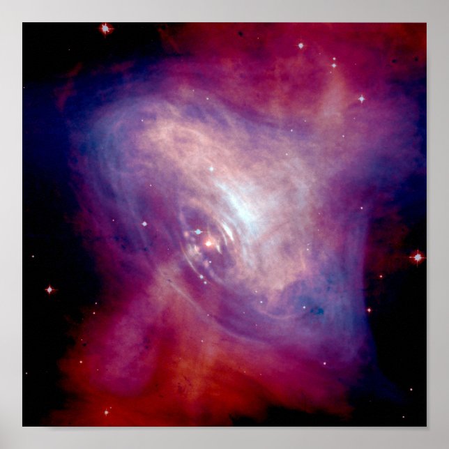 Affiche Chandra Crab Nebula NASA Espace (Devant)