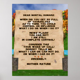 Affiche Changement climatique