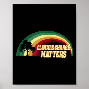 Affiche Changement Climatique Protection De l'environnemen