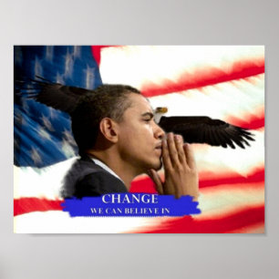 Affiche Changement d'Obama