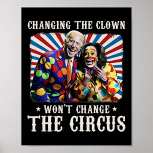 Affiche Changer le clown ne changera pas le cirque Kamala