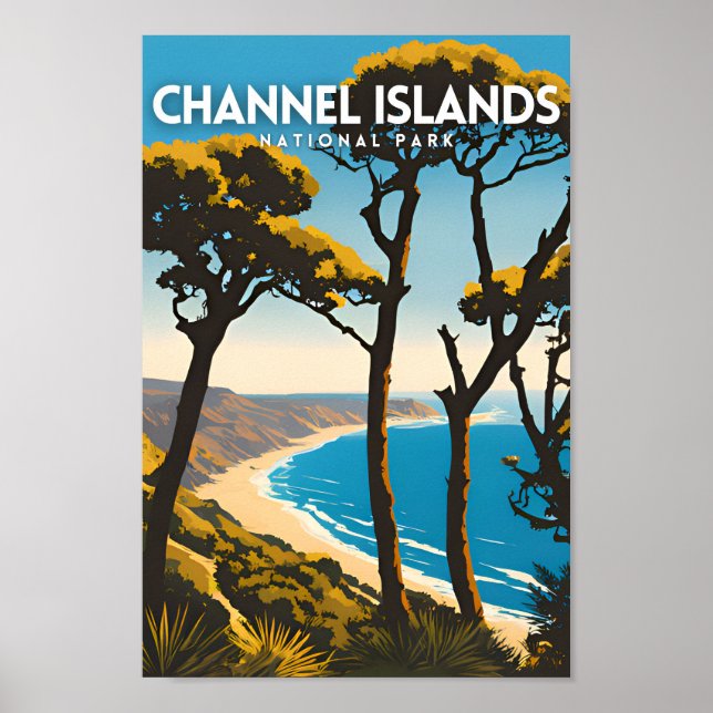 Affiche Channel Islands National Park Travel PS (Devant)