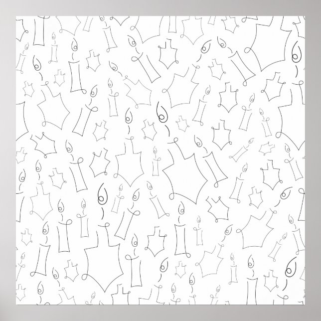 Affiche Chanoukah (Devant)