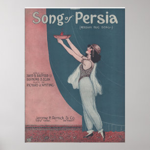 Affiche Chanson de Perse de 1922