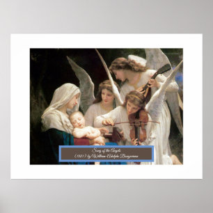 Affiche Chanson des Anges Bouguereau