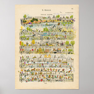 Affiche chansons joyeuses