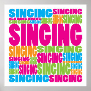 Affiche Chant coloré