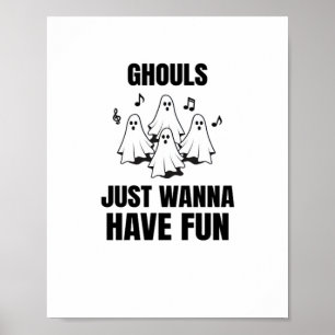 Affiche Chant de dessin - "Les Gouls veulent juste s'amuse