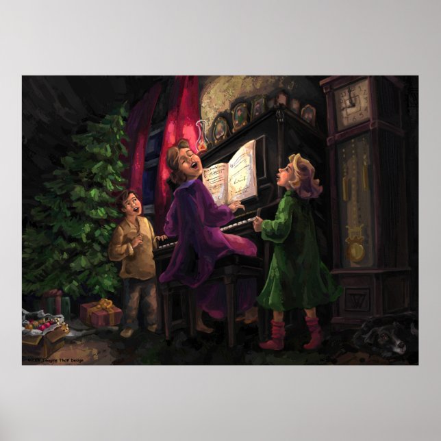 Affiche Chant de Noël le long (Devant)