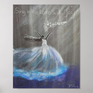 AFFICHE CHANTER AVEC JOIE À L'ÉTERNEL