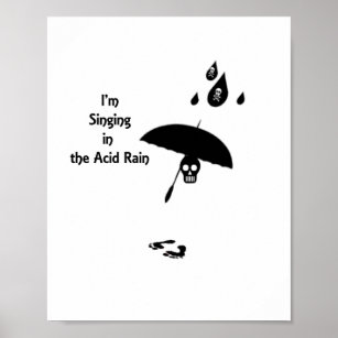 Affiche Chanter Dans La Pluie Acide